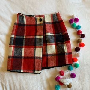 Twin Plaid Skirt